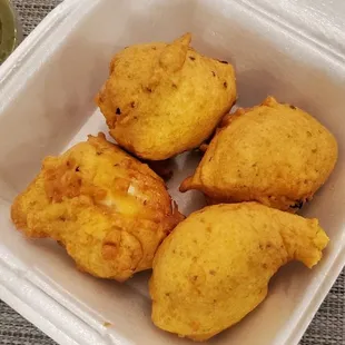 Egg Bonda. Would not recommend.