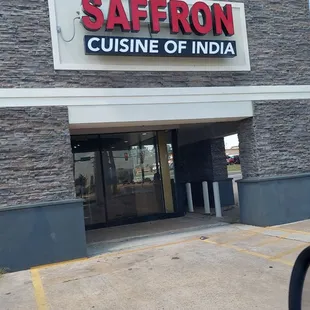 Exterior of the restaurant.