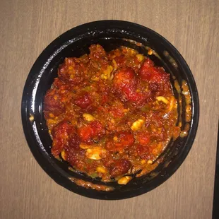 Chicken instead of Babycorn.