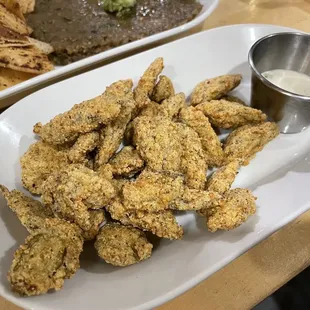 Morroccan Fried Pickles ($9)