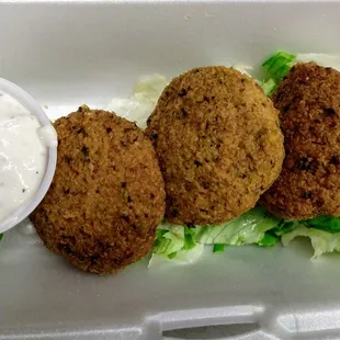 Falafel and Sauce