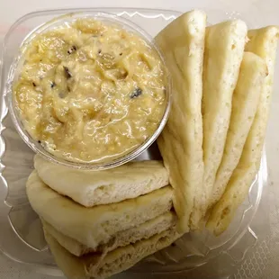 Baba Ghanoush and Pita