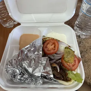 Steak gyro $11++
