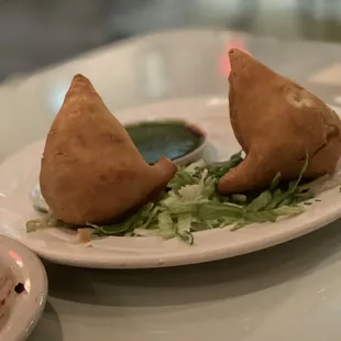 a plate of food on a table