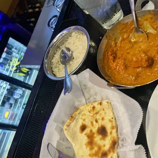 Butter Chicken and Naan