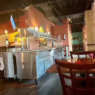 They aren't current doing lunch buffet