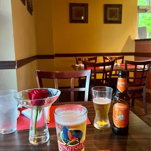 Kingfisher &amp; Maharaja beers