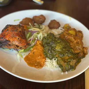 a plate of food