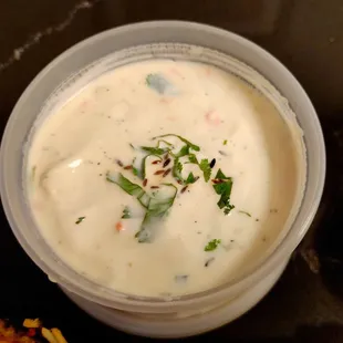 Raita that came with Biriyani.