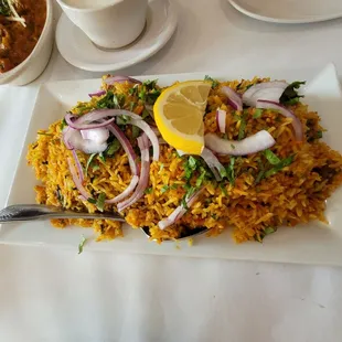 paella, food