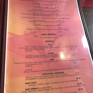 Bread and drinks