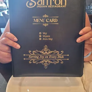Nice looking menu