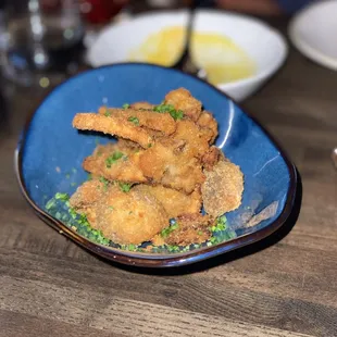 Exotic Wild Mushroom tempura