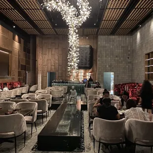 Beautifully decorated restaurant