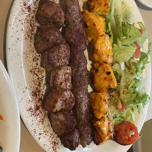 The Saffron Combination with lamb! Meat so tender!