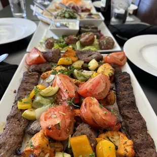 Saffron Combo Platter Three Meat