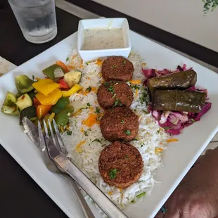 Vegetarian platter