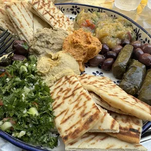 Saffron Mezze Plate