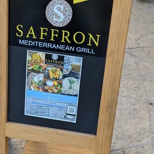 Saffron Mediterranean Grill to the right
