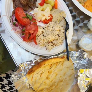 Gyro lunch plate