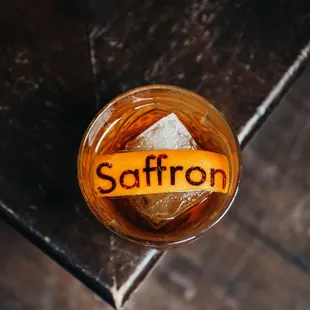 Saffron Old Fashioned