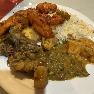 a plate of food
