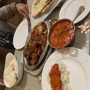 Tandoori Chicken Chicken Makhani Garlic Naan