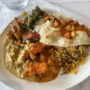 Weekday buffet $15. It was excellent, bursting w unique flavors.