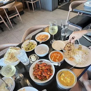 lunch time spread
