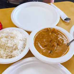 Goan Fish Curry - fish was very spongy and no flavor