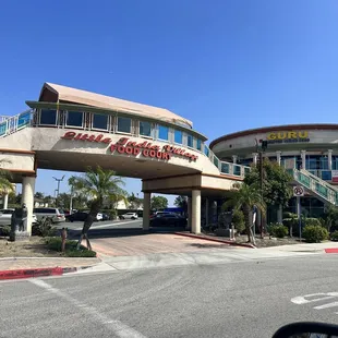 Inside here drive towards the back on bottom floor