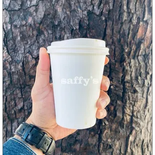 HOT (Brewed Coffee) just like it&apos;s drinker. Lol. #Saffys #HandM0del #LA