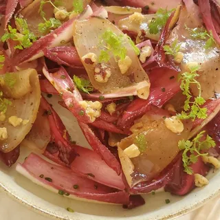 grilled onion & endive salad