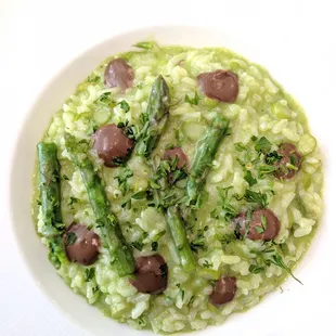 Green Asparagus Risotto