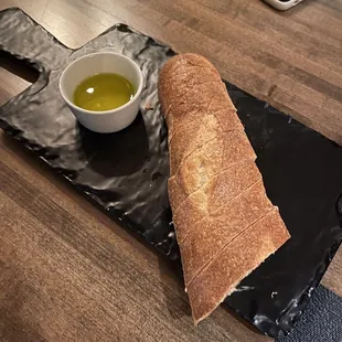 bread and olive oil