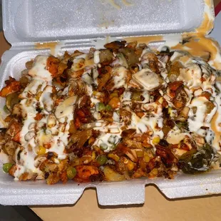 Chicken and rice--OH EM GEEEEE!! SOOOO GOOD!!