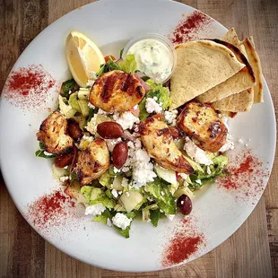 Greek Salad with Chicken