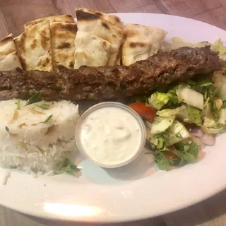 Adana Kebab Platter