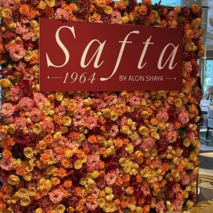 Sign out front