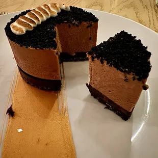 Chocolate Tahini Pie