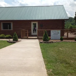 The welcoming entrance