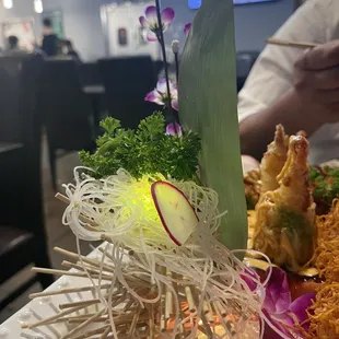 Celebration roll, mango shrimp, fallen angel, tornado, T-rex roll