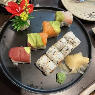 California Roll and Tuna Roll