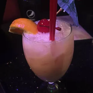 Happy Birthday drink.