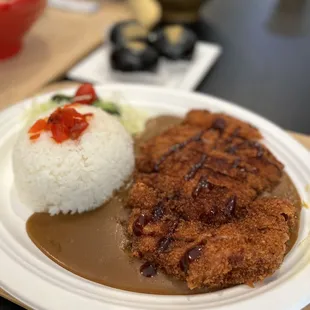 Curry Rice with Tonkatsu