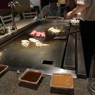a chef preparing a meal