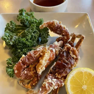 Soft shell crab. Perfect! I highly recommend!