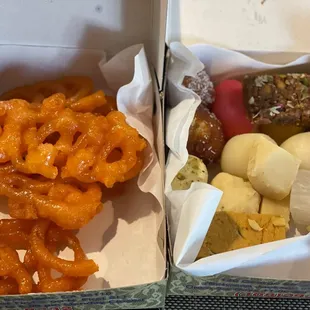 Jalebi and mixed mithai