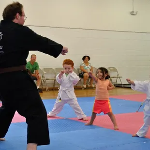 Punching in Early Skillz: 3-4yr old program