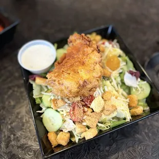 Nashville hot chicken salad